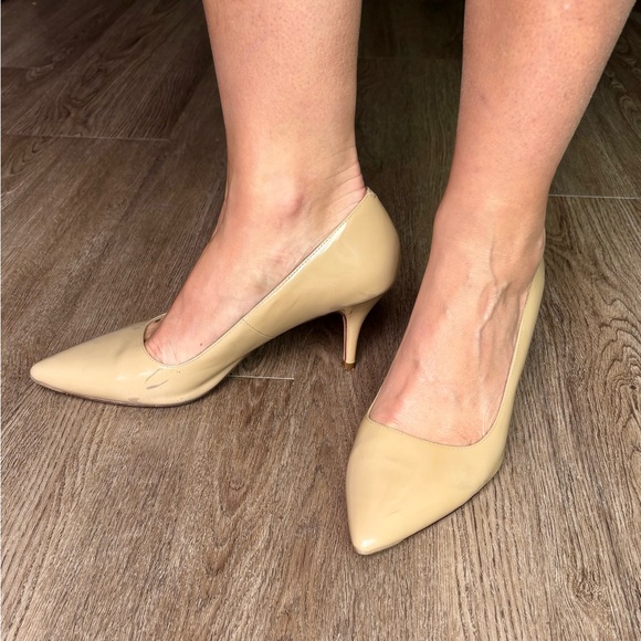Cole Haan Shoes - Women’s Cole Haan beige Patent Leather Heels